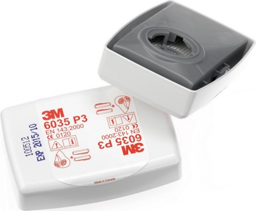 Filtres antipoussières 3M™ 6035 P3 R