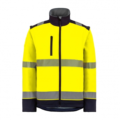 Softshell E-VISION Jaune-Marine