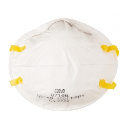 Masque jetable antipoussières coque 3M™ 8710E FFP1 NR D