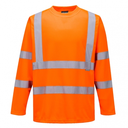 T-shirt manches longues PORTWEST Orange HV S178