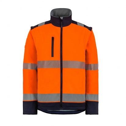 Softshell E-VISION Orange-Marine