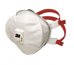 Masque jetable antipoussières coque 3M™ 8835+ FFP3 R D