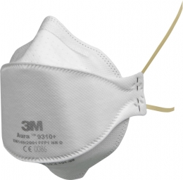 Masque jetable antipoussières pliable 3M™ AURA™ 9310+ FFP1 NR D