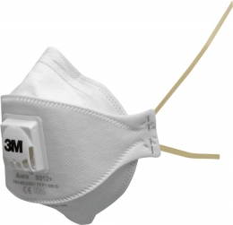 Masque jetable antipoussières pliable 3M™ AURA™ 9312+ FFP1 NR D