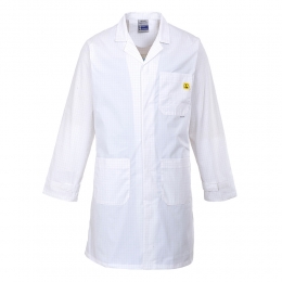 Blouse antistatique PORTWEST blanche AS10