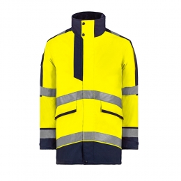 Parka/Veste de pluie E-VISION Jaune/Marine