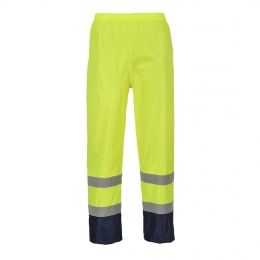 Pantalon de pluie PORTWEST Jaune/Marine HV H444