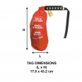 Sac de consignation pour prises de grande taille MASTER LOCK