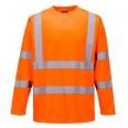 T-shirt manches longues PORTWEST Orange HV S178